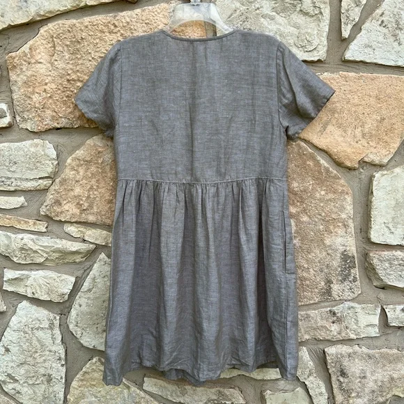 Madewell Linen Dress Small - Picture 7 of 12